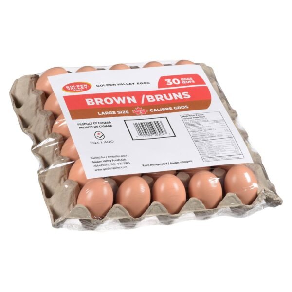 30 Eggs Large Brown GV
